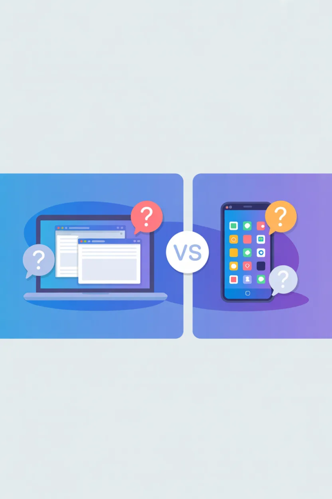 Understanding Web Apps vs Mobile Apps: What's the Difference?