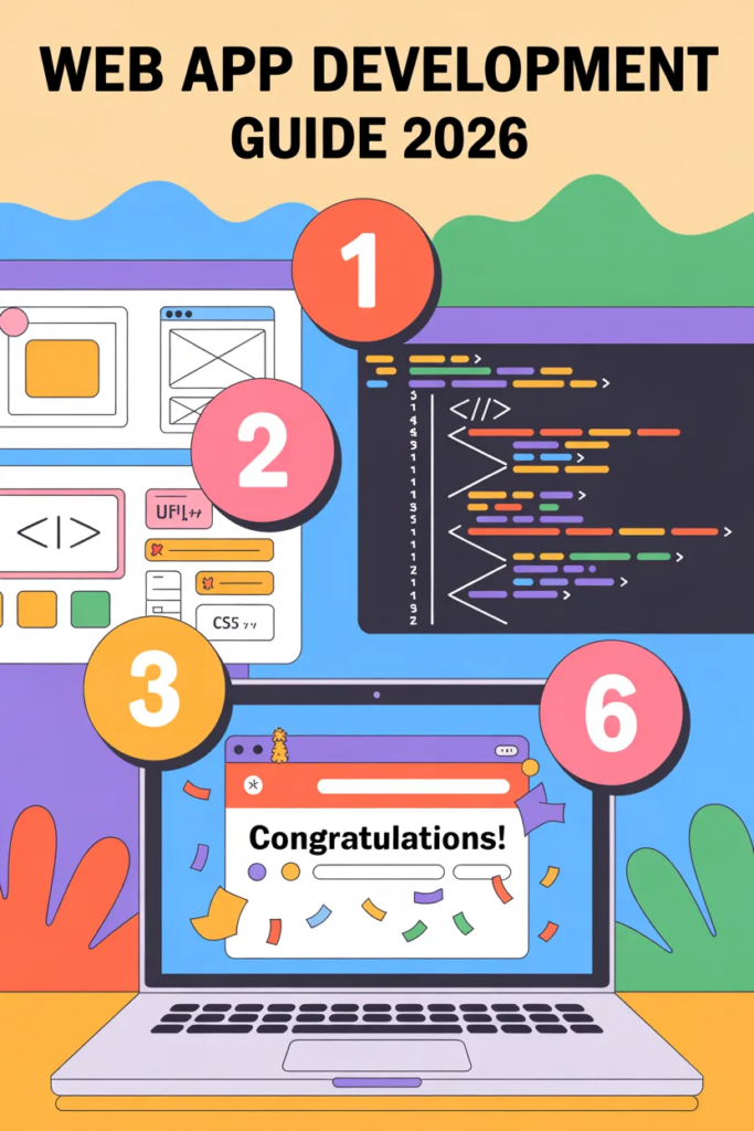 Web development process from planning to launch