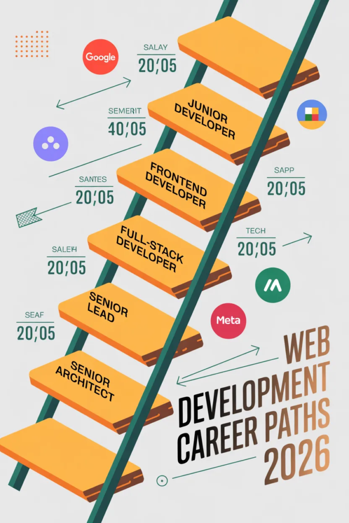 Career ladder from junior to senior developer